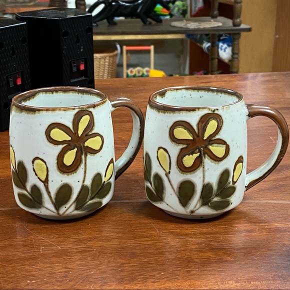 MCM Other - Vintage MCM Stoneware Mugs